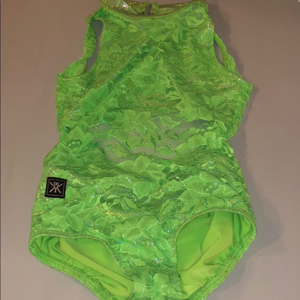 Green lace Kandi Kouture Leo